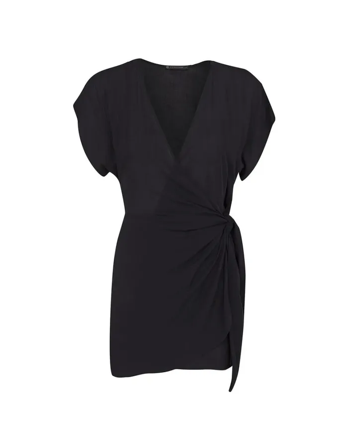 Women ViX Paula Hermanny Cover Ups Emily Caftan 8211 Black