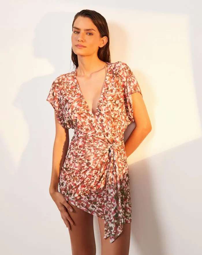 Women ViX Paula Hermanny Cover Ups Emily Short Cover Up 8211 Naia