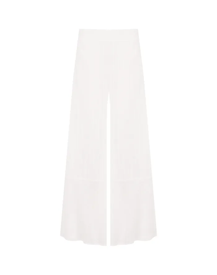 Women ViX Paula Hermanny Cover Ups Getty Pants 8211 Off White
