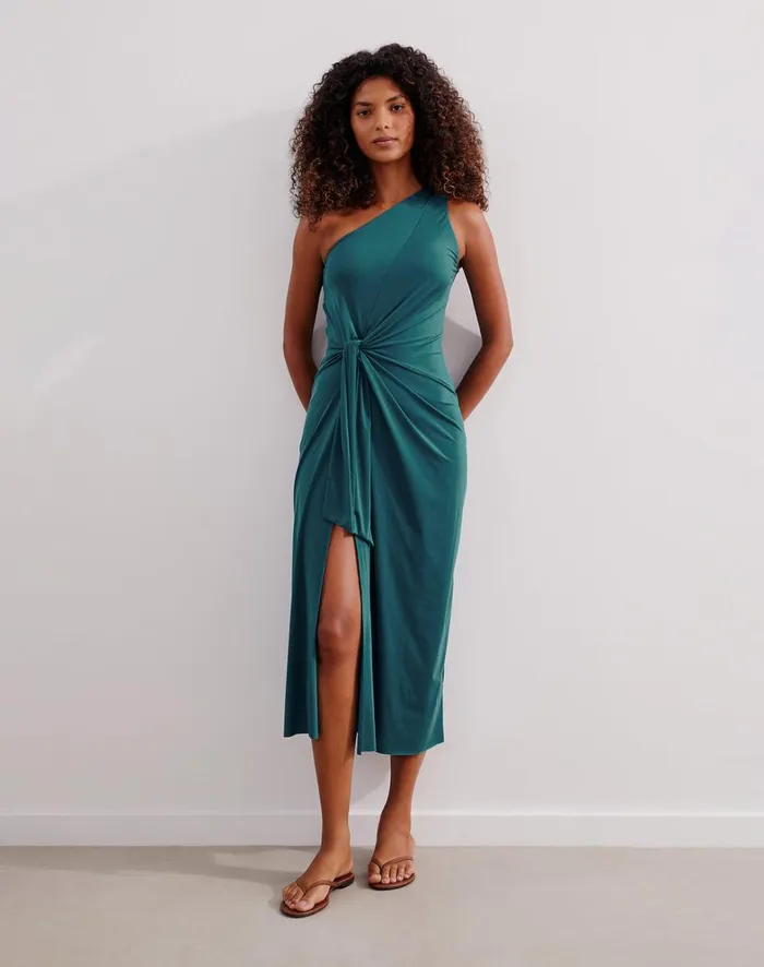 Women ViX Paula Hermanny Cover Ups Kiana Long Cover Up 8211 Ultra Marine