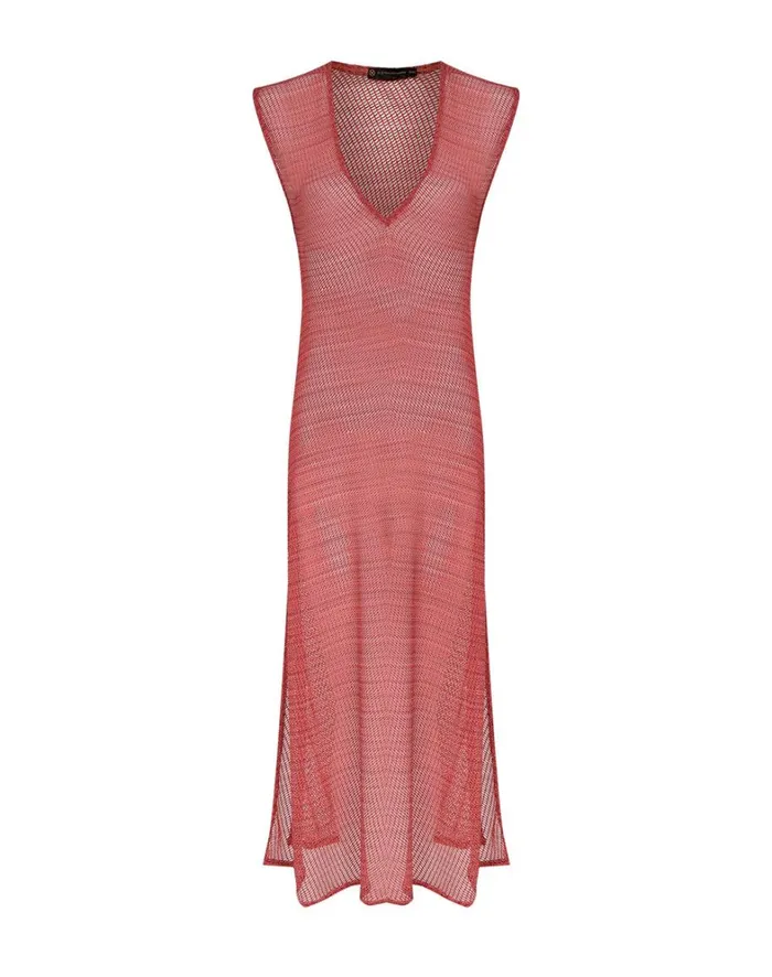 Women ViX Paula Hermanny Cover Ups Kimmy Long Cover Up 8211 Peach
