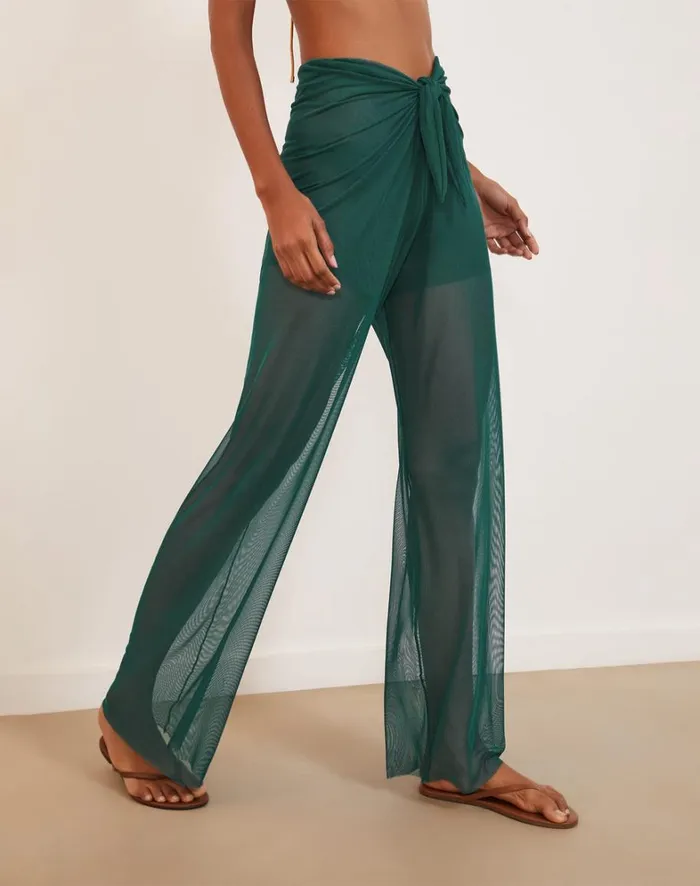 Women ViX Paula Hermanny Cover Ups Pareo Pants 8211 Jasper