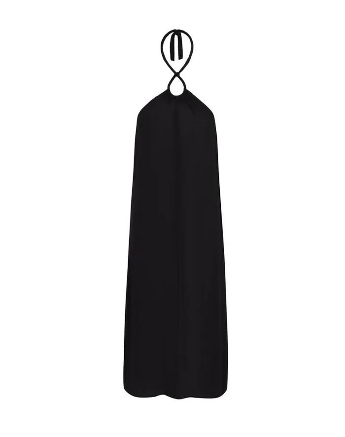 Women ViX Paula Hermanny Cover Ups Sally Long Cover Up 8211 Black