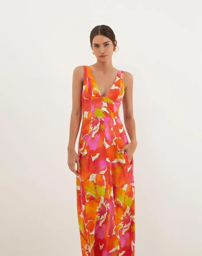 Women ViX Paula Hermanny Dresses Barbarela Midi Dress 8211 Gal