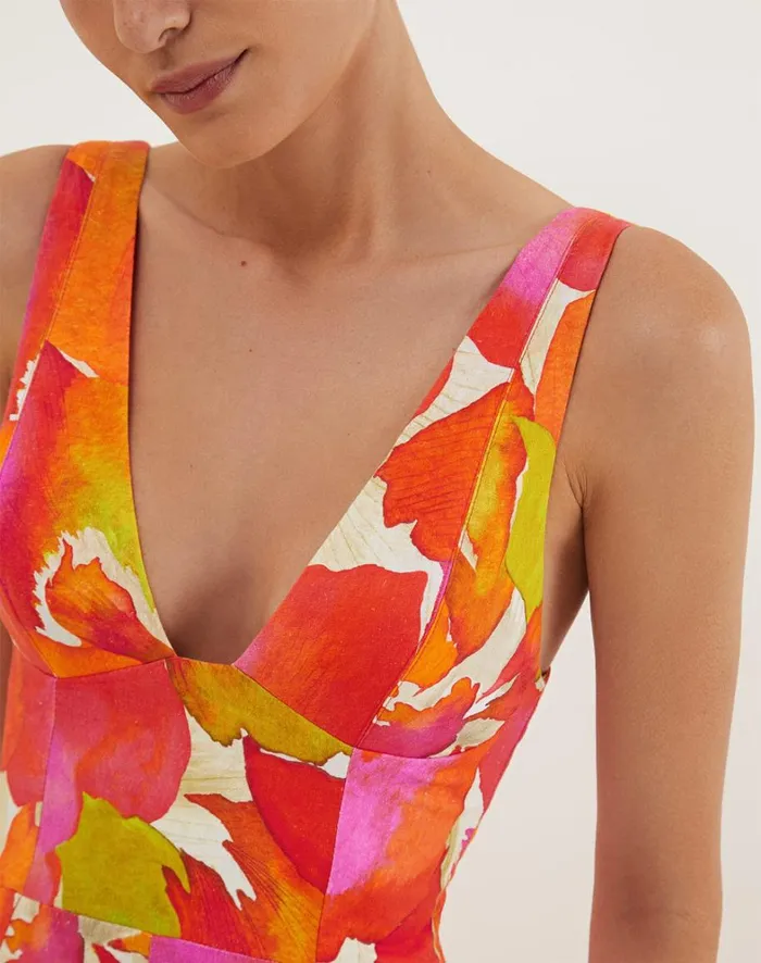 Women ViX Paula Hermanny Dresses Barbarela Midi Dress 8211 Gal