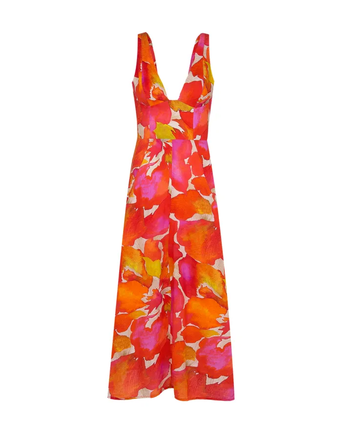 Women ViX Paula Hermanny Dresses Barbarela Midi Dress 8211 Gal