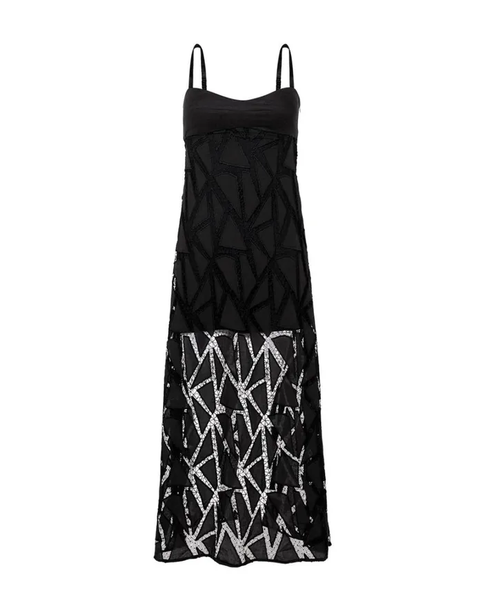 Women ViX Paula Hermanny Dresses Eleni Long Dress 8211 Black