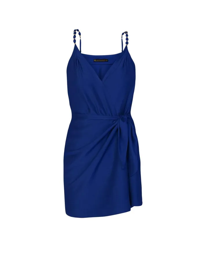 Women ViX Paula Hermanny Dresses Gisa Short Dress 8211 Lazuli