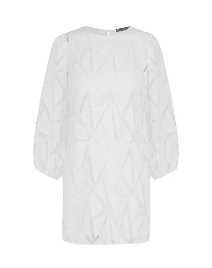 Women ViX Paula Hermanny Dresses Julieta Short Dress 8211 Off White