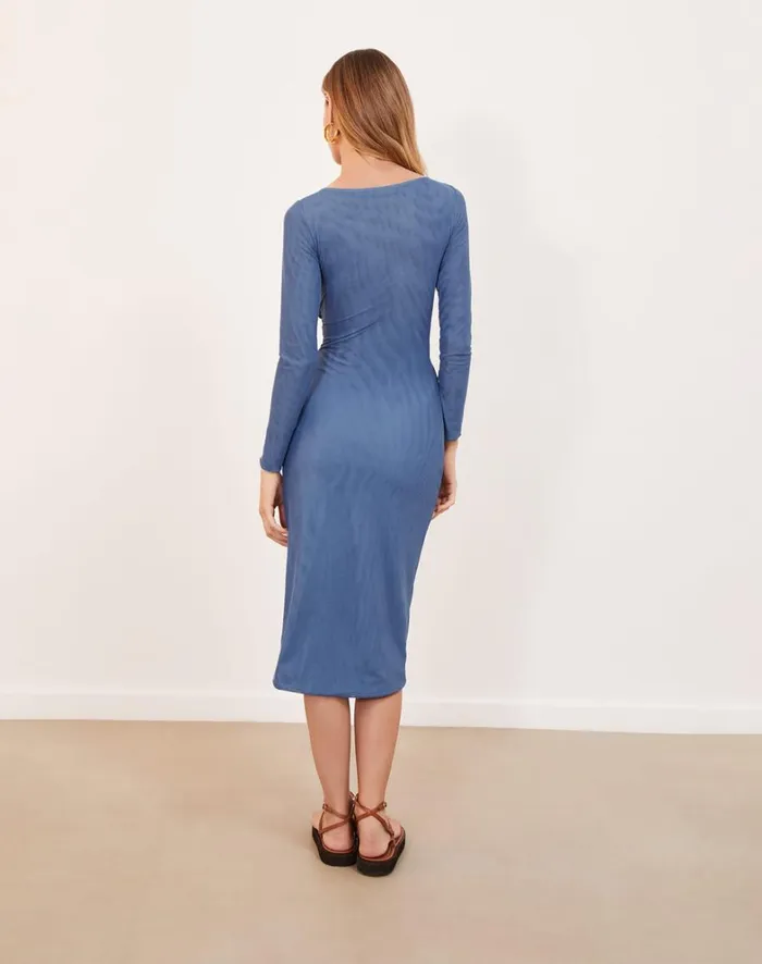 Women ViX Paula Hermanny Dresses Luna Midi Dress 8211 Cave