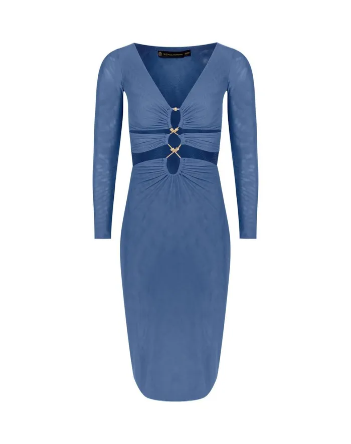 Women ViX Paula Hermanny Dresses Luna Midi Dress 8211 Cave