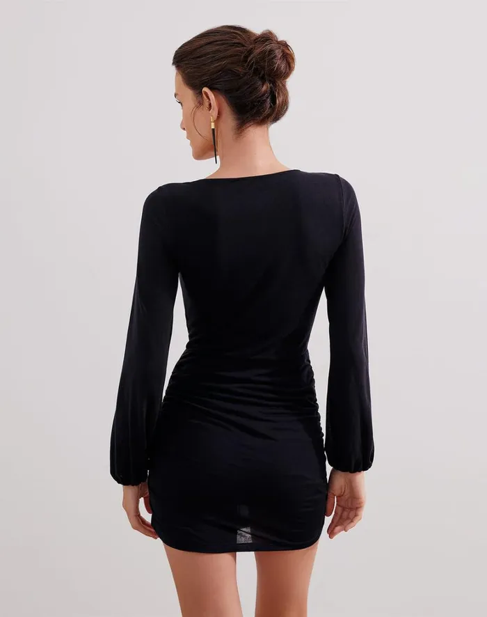 Women ViX Paula Hermanny Dresses Mikka Short Dress 8211 Black