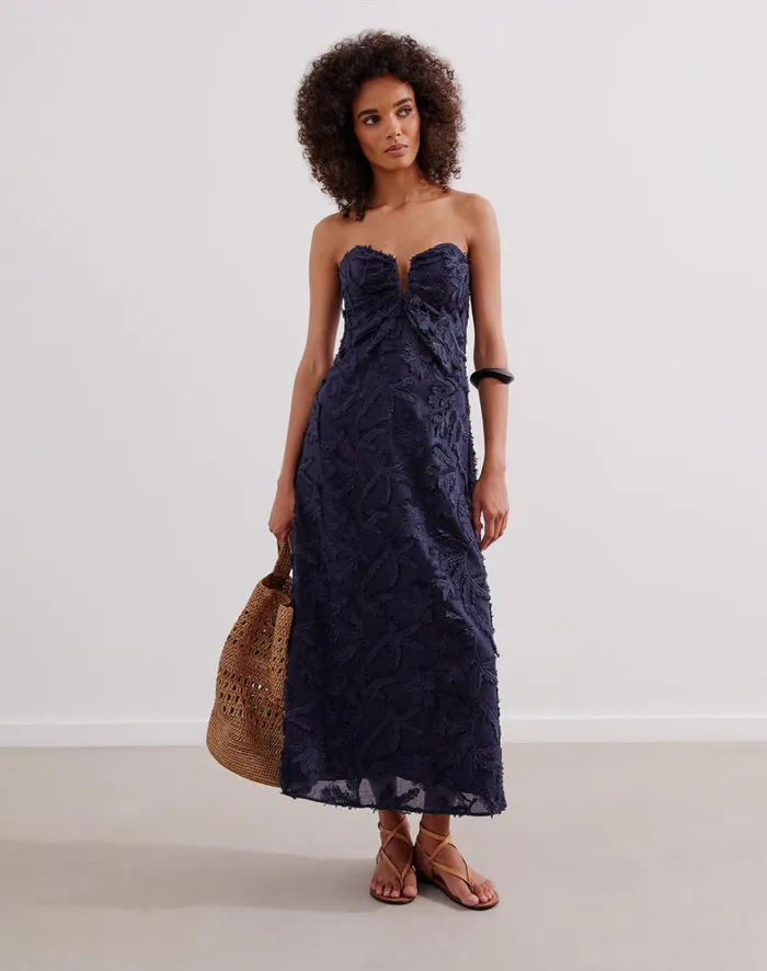 Women ViX Paula Hermanny Dresses Zhen Long Dress 8211 Indigo