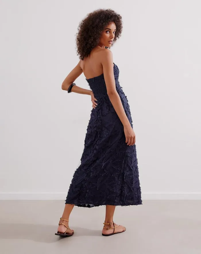 Women ViX Paula Hermanny Dresses Zhen Long Dress 8211 Indigo
