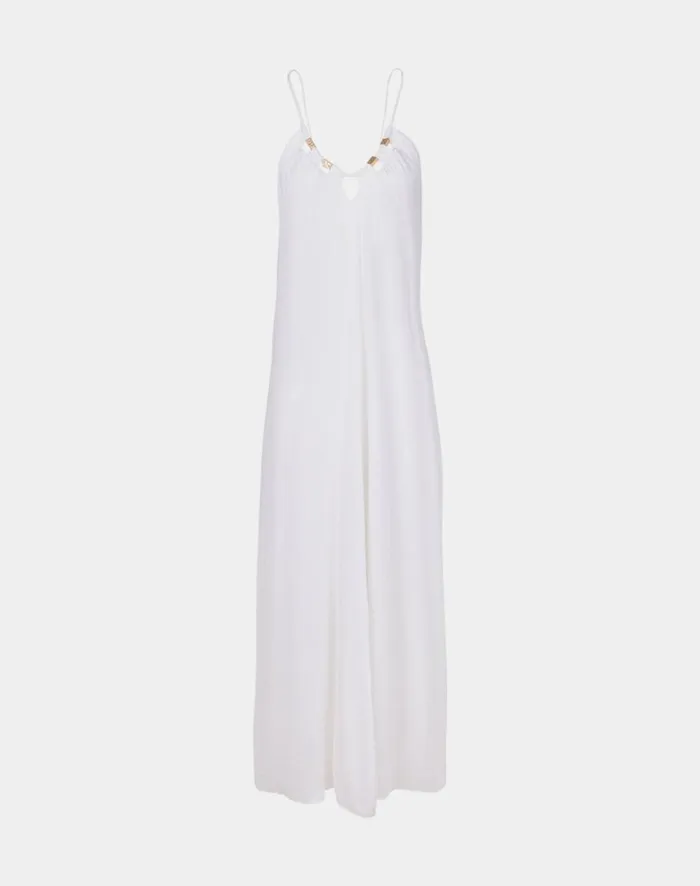 Women ViX Paula Hermanny Dresses Zima Long Dress 8211 Off White