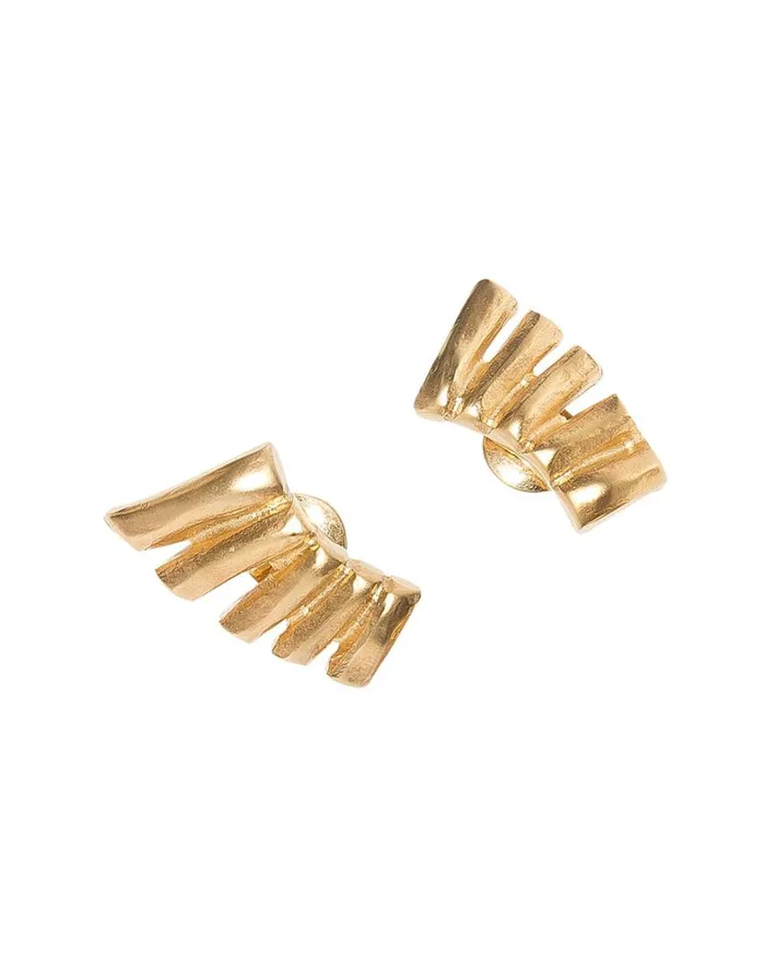 Women ViX Paula Hermanny Jewelry Coral Earrings 8211 Gold