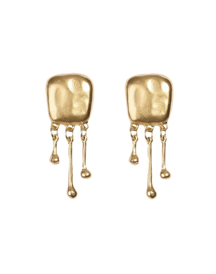 Women ViX Paula Hermanny Jewelry Zaya Earrings 8211 Gold