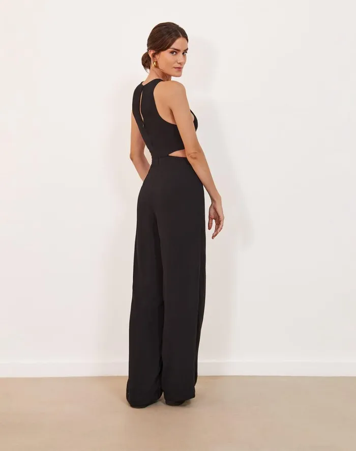 Women ViX Paula Hermanny Jumpsuits and Rompers Nayara Detail Jumpsuit 8211 Black