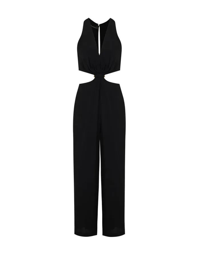 Women ViX Paula Hermanny Jumpsuits and Rompers Nayara Detail Jumpsuit 8211 Black