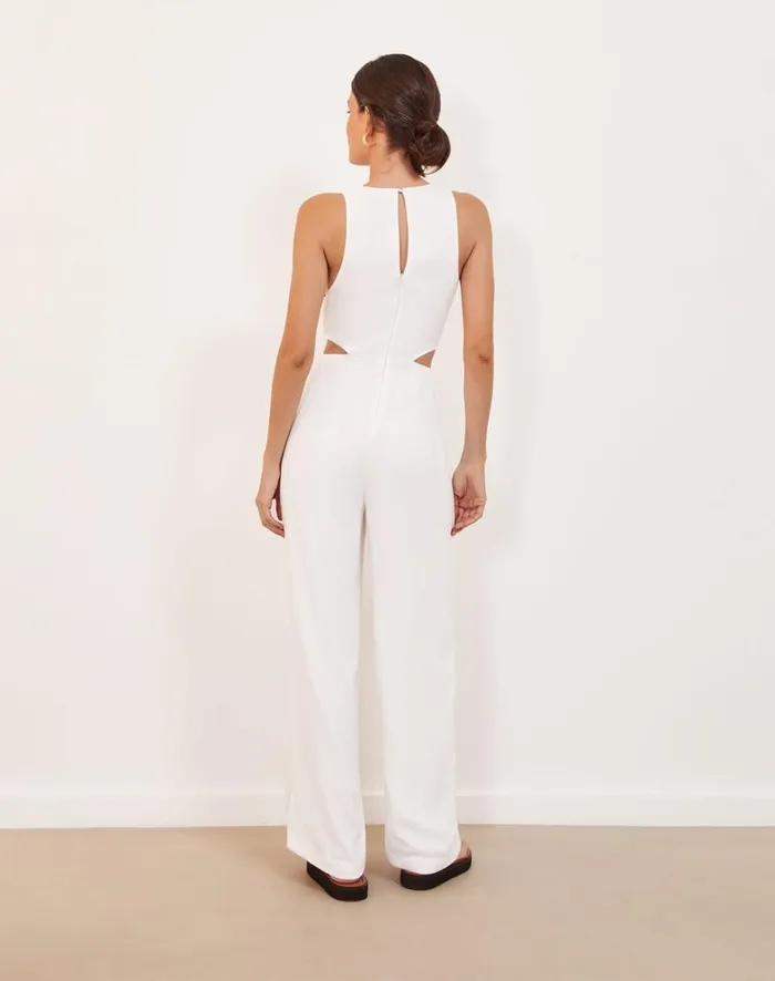 Women ViX Paula Hermanny Jumpsuits and Rompers Nayara Detail Jumpsuit 8211 Off White