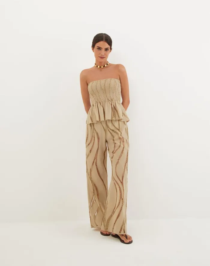 Women ViX Paula Hermanny Matching Sets Babi Top 8211 Santal