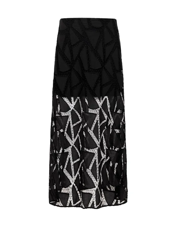 Women ViX Paula Hermanny Matching Sets Juli Long Skirt 8211 Black