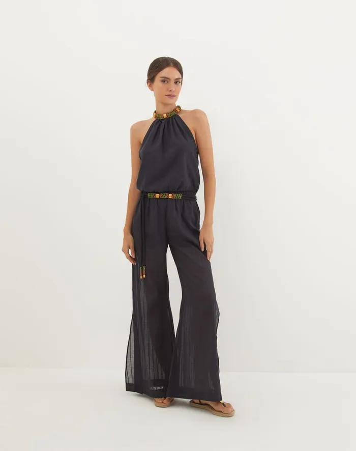 Women ViX Paula Hermanny Matching Sets Sally Blouse 8211 Black
