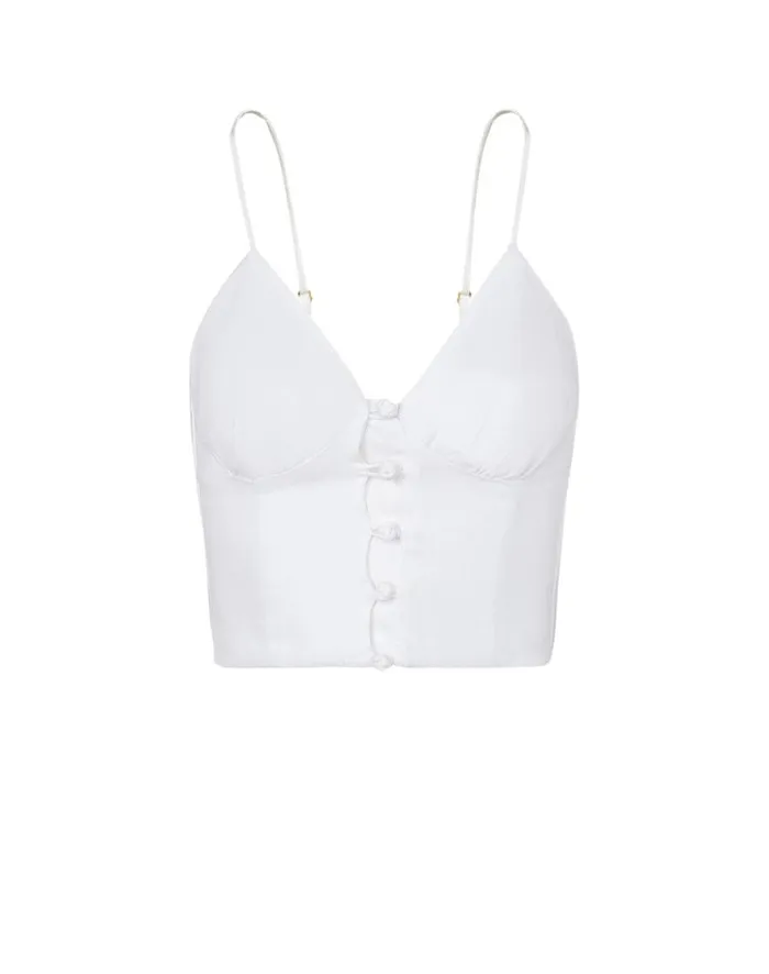 Women ViX Paula Hermanny Matching Sets Wendy Top 8211 Off White