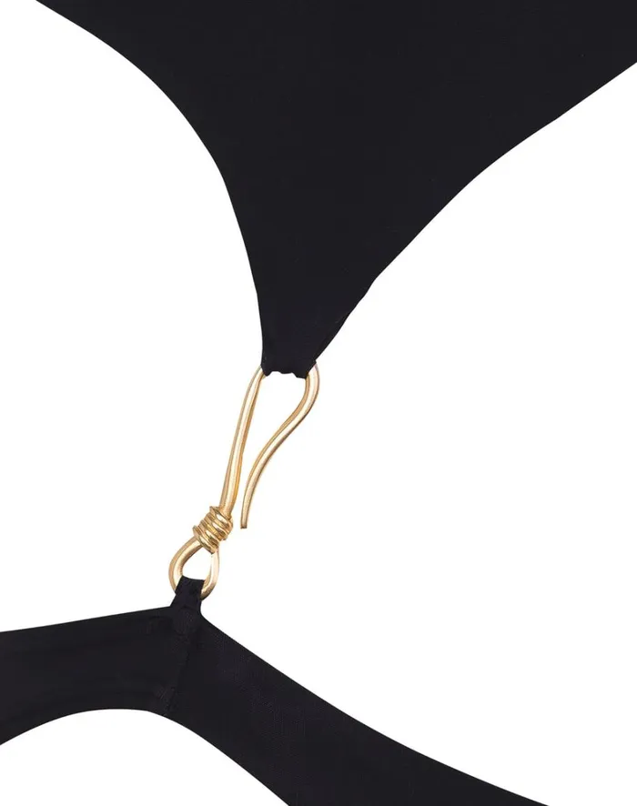 Women ViX Paula Hermanny One Pieces Matte Sienna Deise One Piece 8211 Black