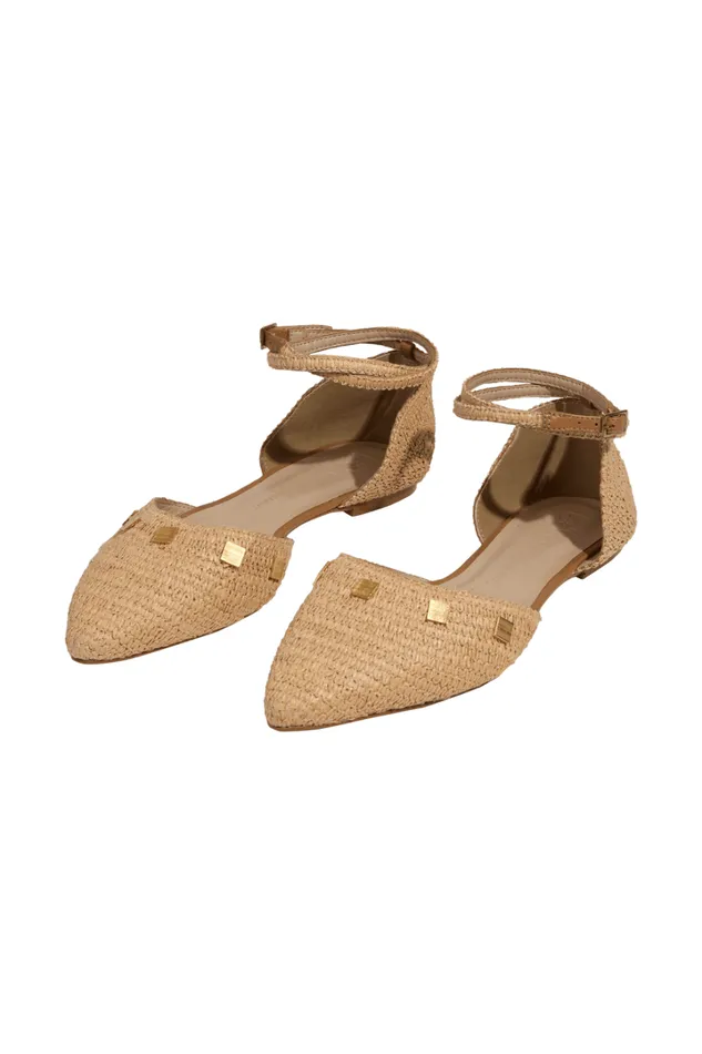 Women ViX Paula Hermanny Sandals Fiorela Flats 8211 Natural