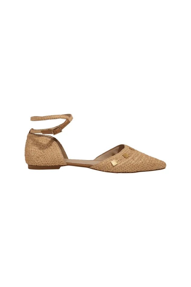Women ViX Paula Hermanny Sandals Fiorela Flats 8211 Natural