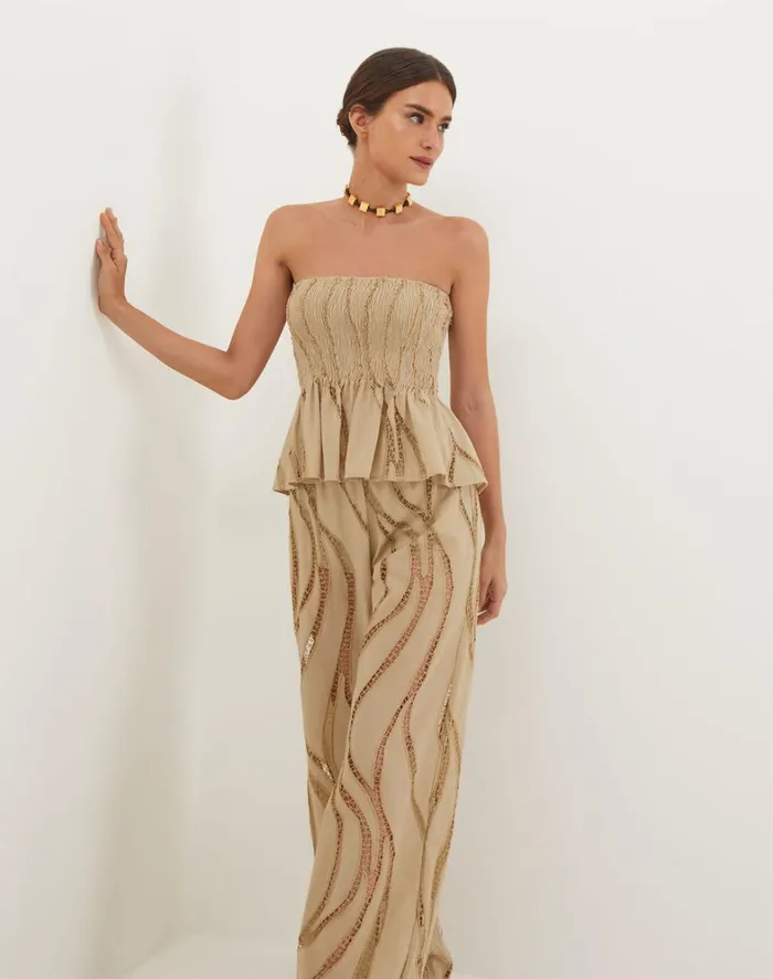 Women ViX Paula Hermanny Tops Babi Top 8211 Santal