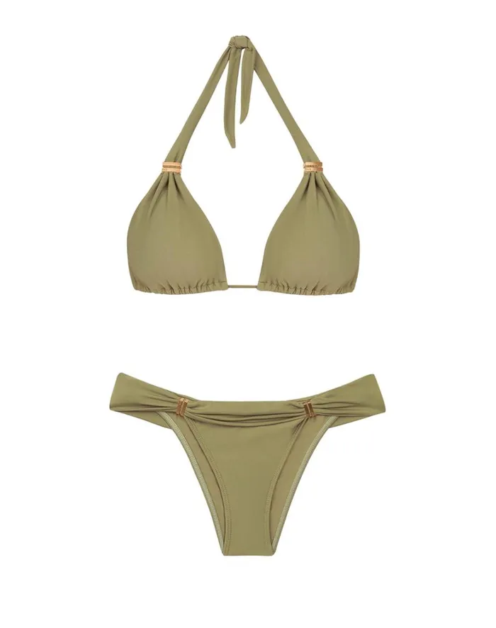 Women ViX Paula Hermanny Tops Bia Tube Top 8211 Olivine