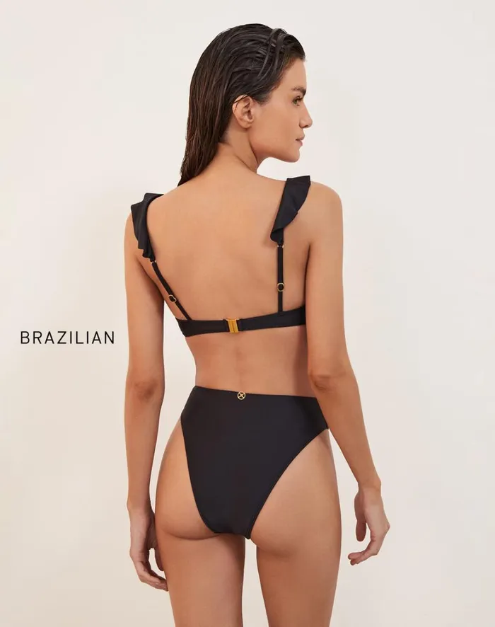 Women ViX Paula Hermanny Tops Chris Top 8211 Black