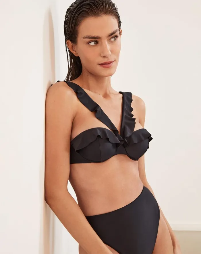 Women ViX Paula Hermanny Tops Chris Top 8211 Black