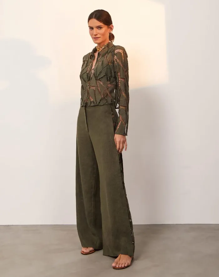 Women ViX Paula Hermanny Tops Collen Top 8211 Evergreen
