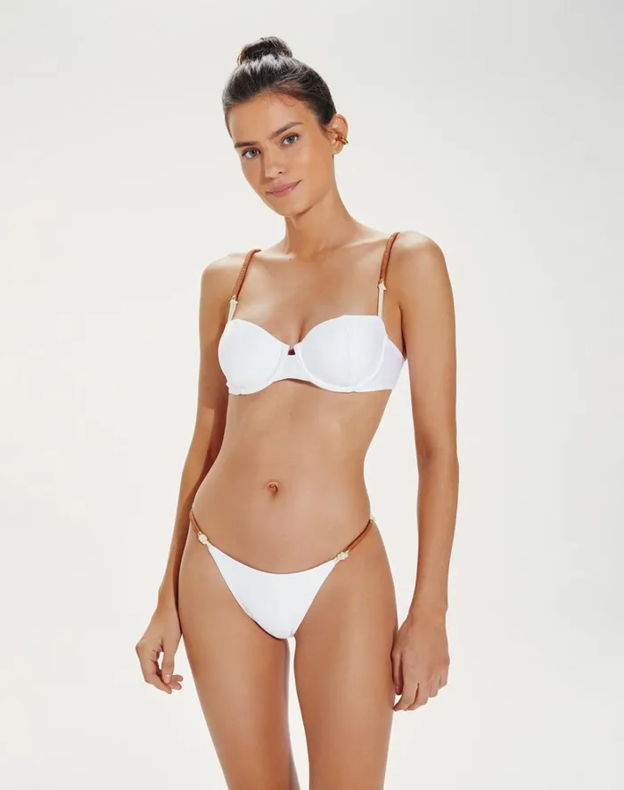 Women ViX Paula Hermanny Tops Elis Nissi Top 8211 White