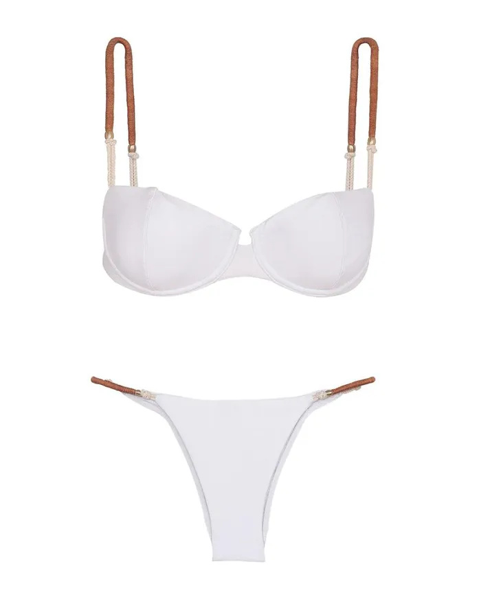 Women ViX Paula Hermanny Tops Elis Nissi Top 8211 White