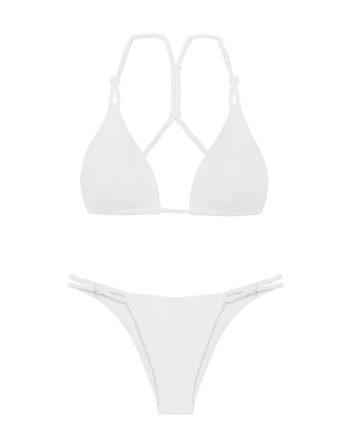 Women ViX Paula Hermanny Tops Firenze Edie T Back Top 8211 White