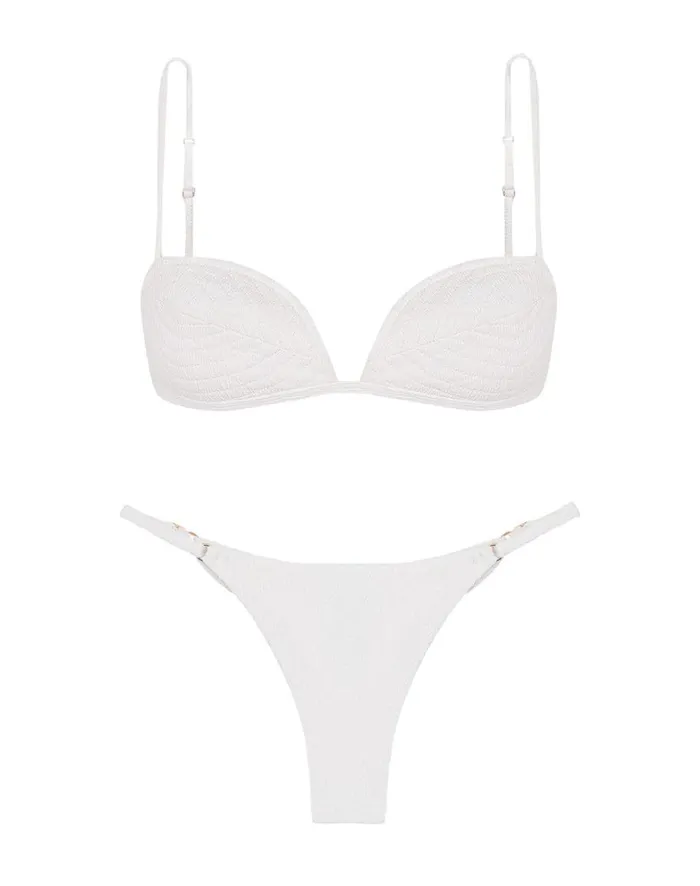 Women ViX Paula Hermanny Tops Firenze Emily Gabi Top 8211 White