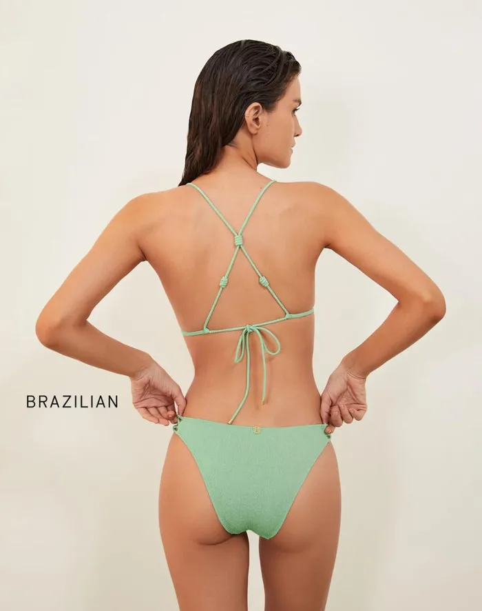 Women ViX Paula Hermanny Tops Firenze Gwen T Back Tri Top 8211 Pastel Mint