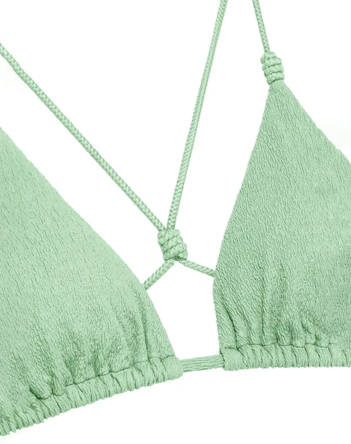 Women ViX Paula Hermanny Tops Firenze Gwen T Back Tri Top 8211 Pastel Mint