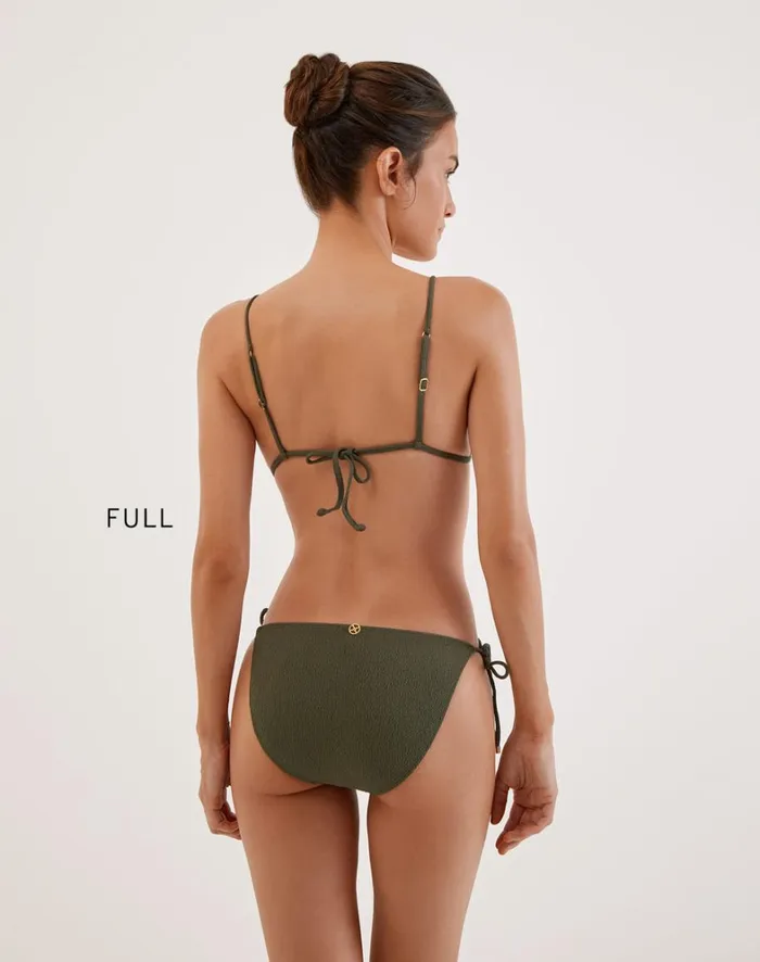 Women ViX Paula Hermanny Tops Firenze Lou Parallel Tri Top 8211 Evergreen