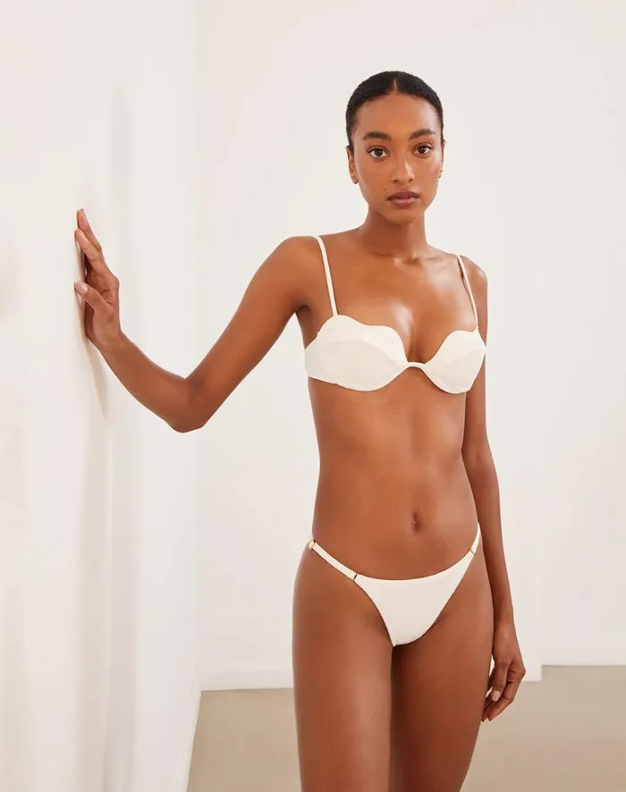 Women ViX Paula Hermanny Tops Firenze Lou Top 8211 White