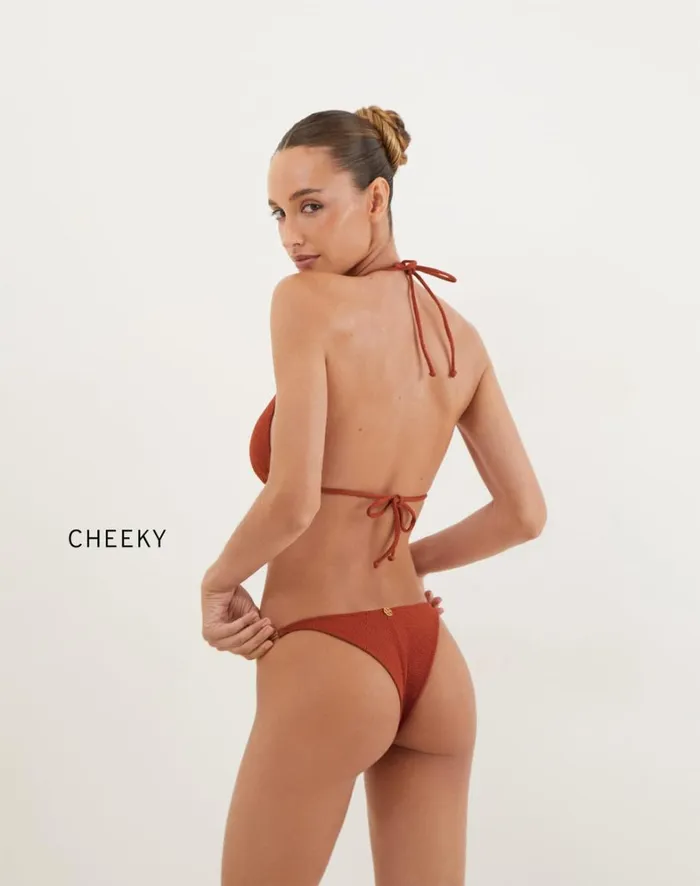 Women ViX Paula Hermanny Tops Firenze Mandy Tri Top 8211 Redwood