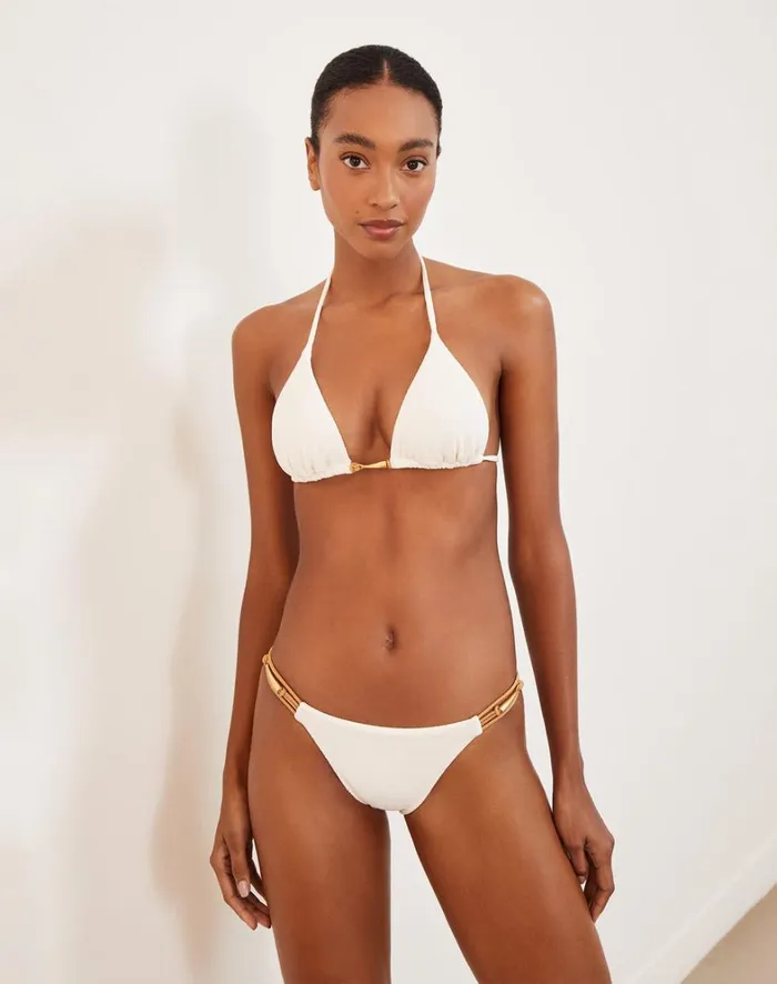 Women ViX Paula Hermanny Tops Firenze Mandy Tri Top 8211 White