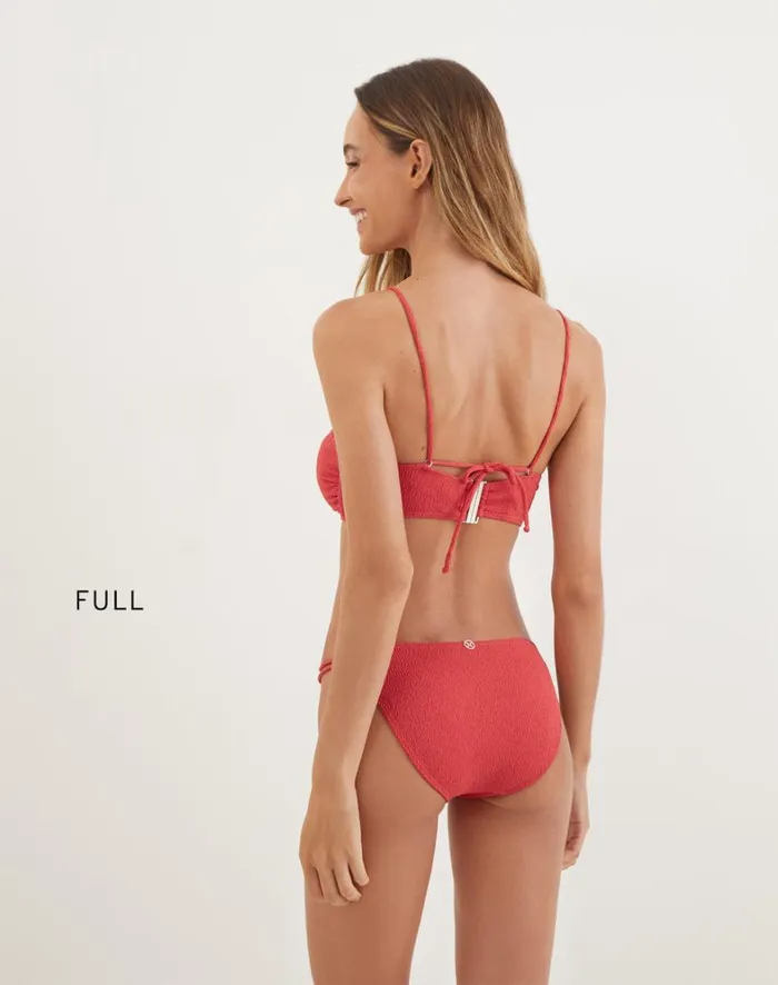 Women ViX Paula Hermanny Tops Firenze Sami Bandeau Top 8211 Raspberry