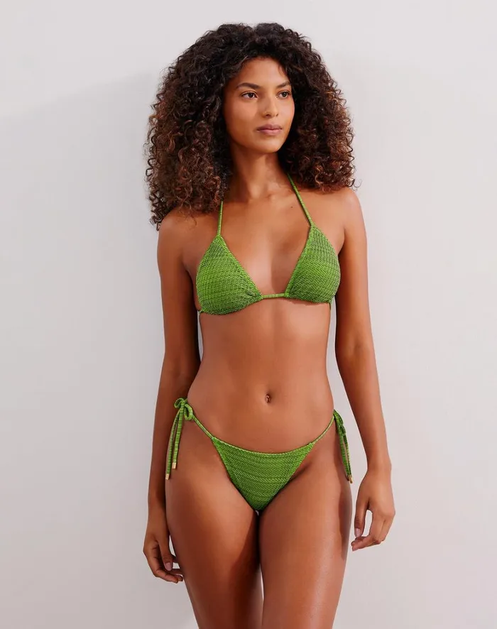 Women ViX Paula Hermanny Tops Mesh Tri Top 8211 Acid Green
