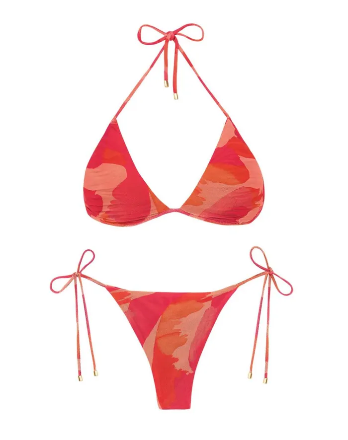 Women ViX Paula Hermanny Tops Mesh Tri Top 8211 Rambla