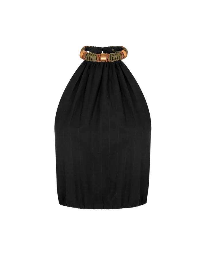 Women ViX Paula Hermanny Tops Sally Blouse 8211 Black